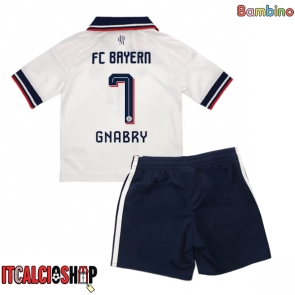 Bayern Munich Serge Gnabry #7 Seconda Maglia Bambino 2026-27 Manica Corta (+ Pantaloni corti)
